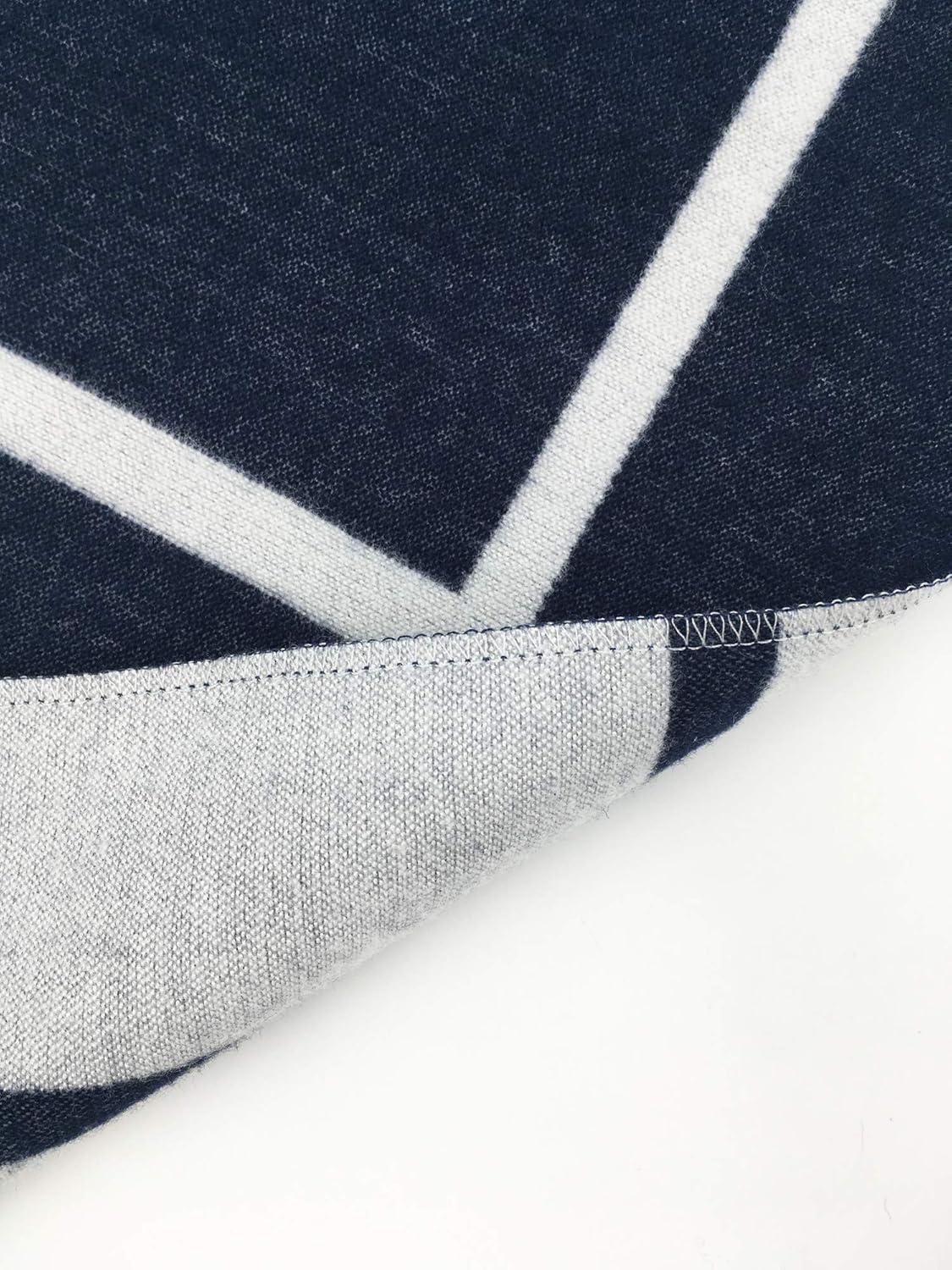 imageMoss Rose Womens Shawl Wrap Poncho Ruana Cape Open Front Cardigan Shawls for Fall WinterA Navy and White