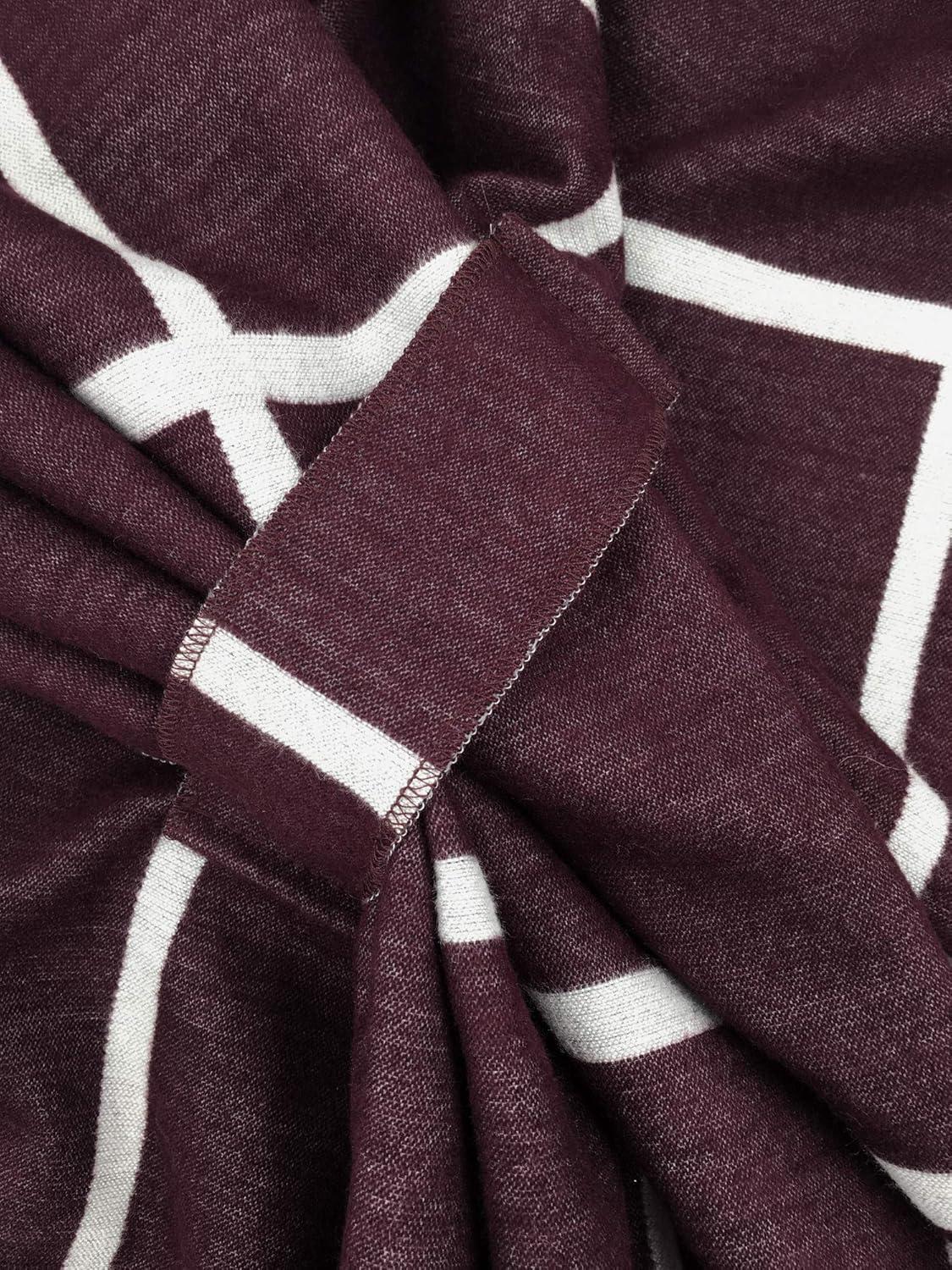 imageMoss Rose Womens Shawl Wrap Poncho Ruana Cape Open Front Cardigan Shawls for Fall WinterA Wine and White