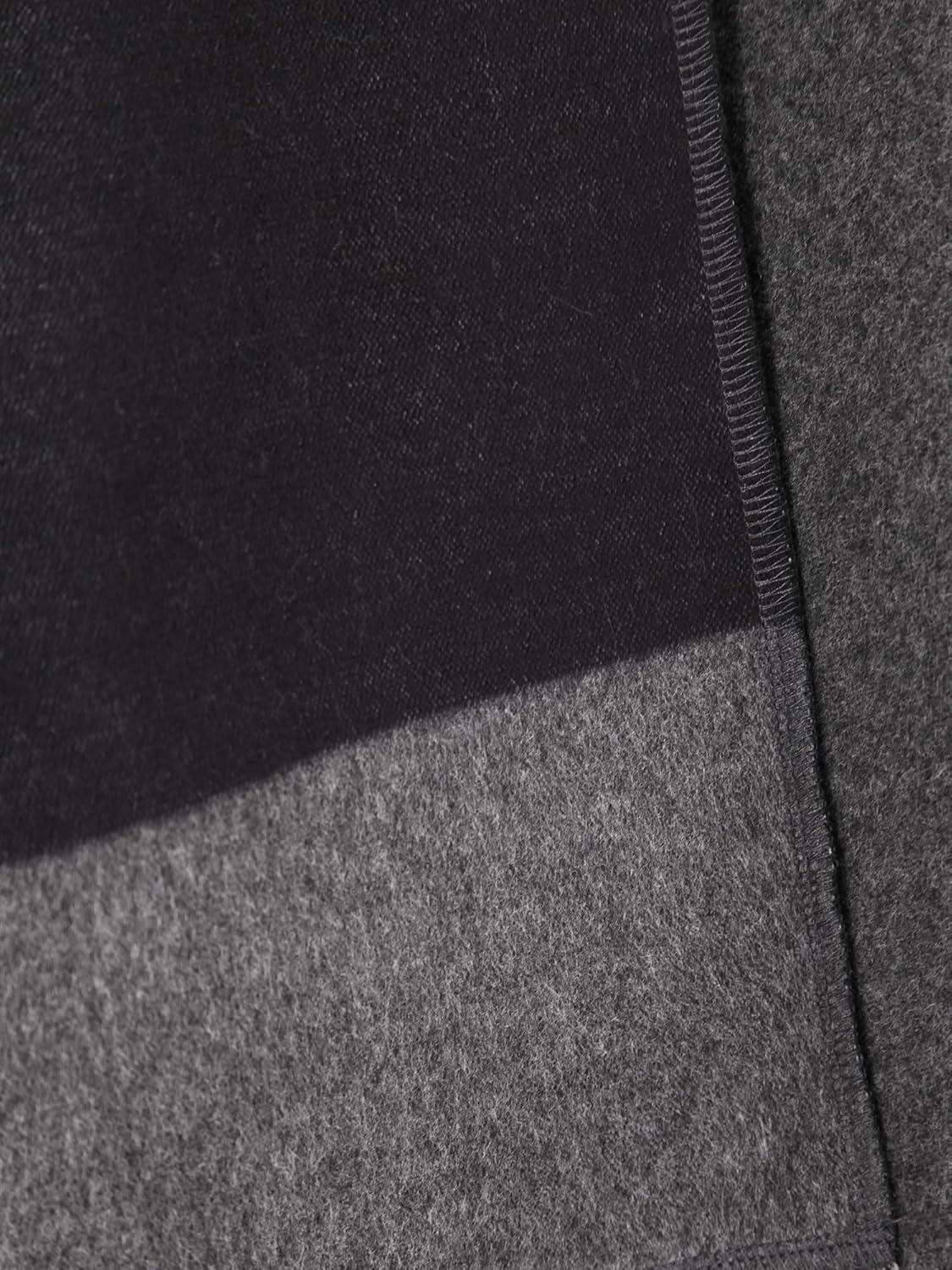 imageMoss Rose Womens Shawl Wrap Poncho Ruana Cape Open Front Cardigan Shawls for Fall WinterBlackgrey