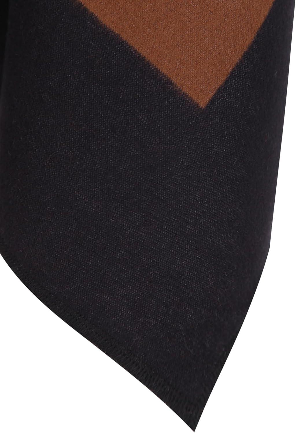 imageMoss Rose Womens Shawl Wrap Poncho Ruana Cape Open Front Cardigan Shawls for Fall WinterCamelblack