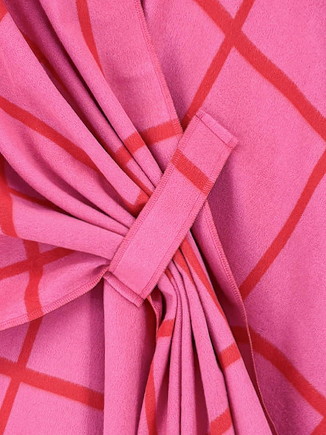 imageMoss Rose Womens Shawl Wrap Poncho Ruana Cape Open Front Cardigan Shawls for Fall WinterRosered