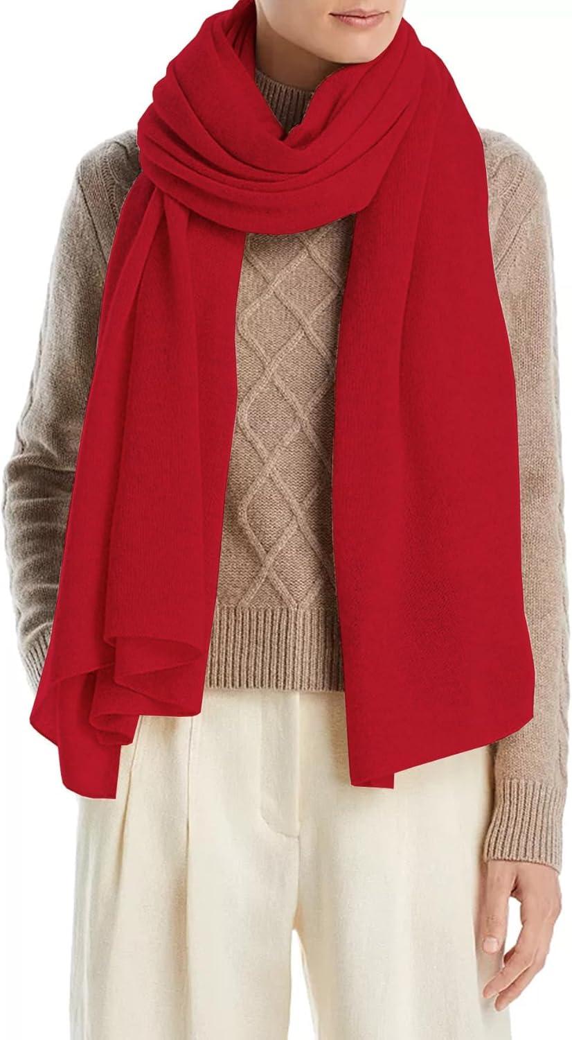 imageMoss Rose Womens Shawl Wrap Poncho Ruana Cape Open Front Cardigan Shawls for Fall WinterZscarf Red