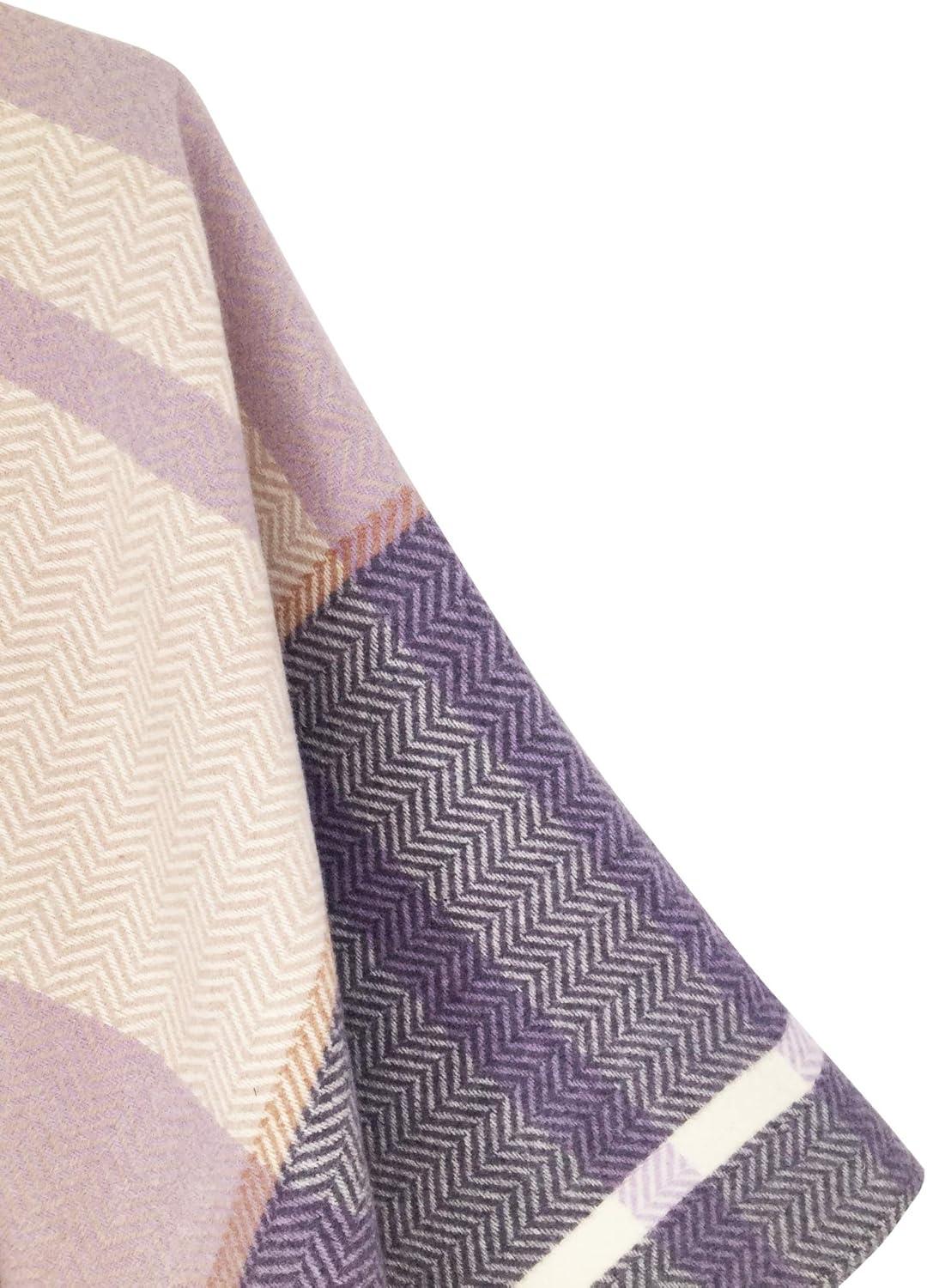 imageMoss Rose Womens Travel Plaid Shawl Wrap Open Front Poncho Cape for Fall WinterG Cupcake