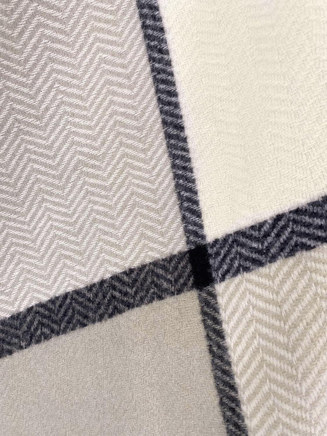 imageMoss Rose Womens Travel Plaid Shawl Wrap Open Front Poncho Cape for Fall WinterPeach Tan