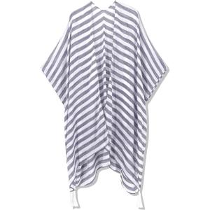 Moss Rose Women Summer Bikini Kimono Bathing Suit Cover Ups for Swimwear(C Black White)