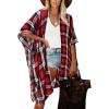 B Red Black Plaid