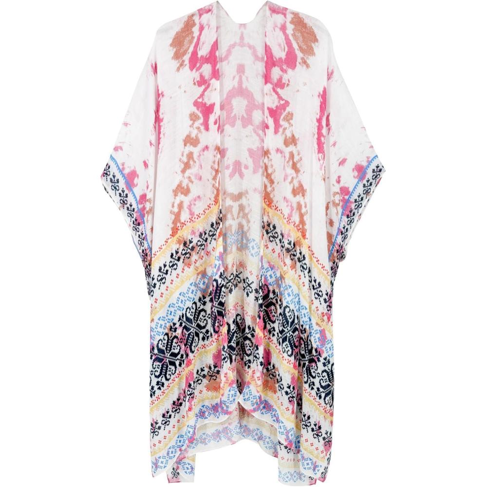 imageMoss Rose Women Summer Bikini Kimono Bathing Suit Cover Ups for SwimwearB Multicolored 2