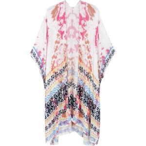 Moss Rose Women Summer Bikini Kimono Bathing Suit Cover Ups for Swimwear(B Multicolored 2)